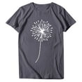 thumbnail image 3 of T-Shirt à Manches Courtes à Col Rond pour Femme, 3 of 4
