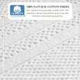 thumbnail image 2 of Great Bay Home Quick Dry Cotton Checkered Textured 8 Piece Towel Set, White, 2 of 7