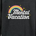 thumbnail image 3 of Instant Message - Mental Vacation - Women's Lightweight French Terry Long Sleeve Shirt, 3 of 6