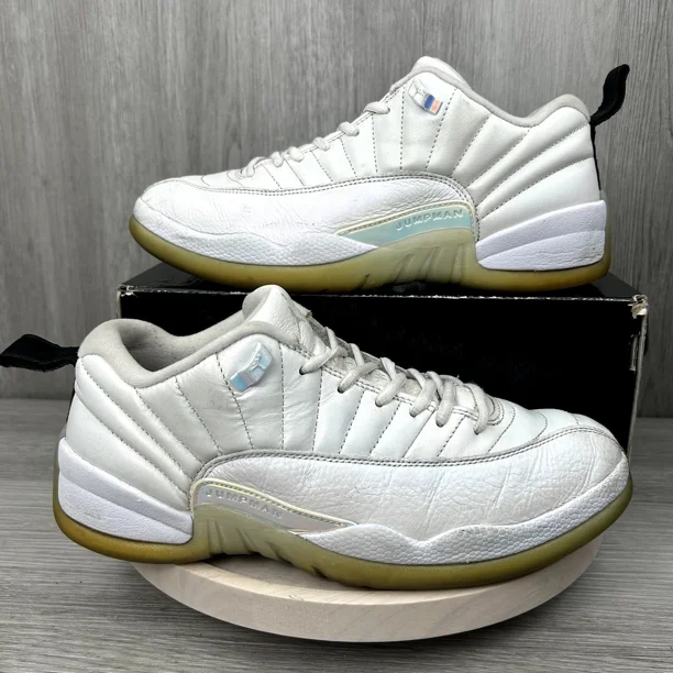 Ni - ke Ni - ke Air Jordan 12 Retro Low Easter White Mens 9 DB0733-190 Sneakers Shoes 2021