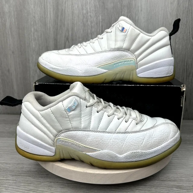 Ni - ke Ni - ke Air Jordan 12 Retro Low Easter White Mens 9 DB0733-190 Sneakers Shoes 2021