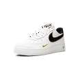 thumbnail image 4 of NIKE MENS Air Force 1 '07 LV8 "Double Swoosh - White / Black / Gold" DA8481 100 from Stadium Goods, 4 of 8