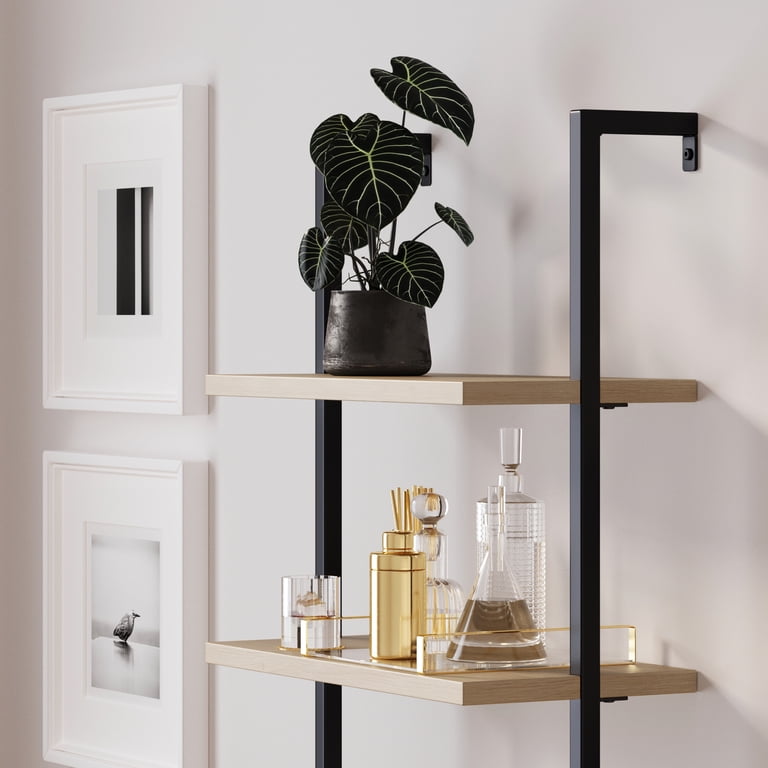 Nathan James Theo Open Shelf Bookcase, Light Oak photo 6