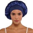 thumbnail image 1 of Bucket Hat for Travel and Everyday Wear Satin Wide Brim Cap with Classic Solid Color Fashionable Sleep and Sun Accessory, 1 of 3