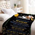 thumbnail image 4 of Grandson Blanket Gifts, Grandson Gifts from Grandma, Grandson Blanket Gifts Idea, to My Grandson Christmas Graduation Birthday Gift Blanket (60"x50"), 4 of 5