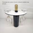 thumbnail image 3 of Toystoory Estante para botellas de vino, organizador de exhibición de bebidas de mesa, soporte de vidrio Barra de herramientas Toystoory HA061632-00B, 3 of 6