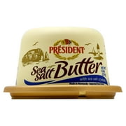 President Sea Salt Butter with Sea Salt Crystals, 8.8 Oz.