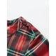 thumbnail image 5 of Pijamas navideños familiares a juego, camisetas a cuadros y pantalones con cintura elástica, pelele para bebé., 5 of 10