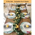 thumbnail image 4 of 13 Inch Round Placemats Set of 6, Easter Non Slip Heat Insulation PP Table Mats, Spring Watercolor Bunny Eggs Tulip Wooden Grain Washable Place Mats for Kitchen Dining Party Table Decor, 4 of 7