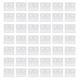 thumbnail image 1 of MasteelfCA 100Pcs Right Angle Brackets Corner Racks Plastic Joint Fixing Fasteners (Transparent), 1 of 7