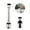 A, variant on Rotating Faucet Extender 2 Spray Modes with Stainless Hose, Water Saving Tap Nozzle for Kitchen and Bathroom Sinks