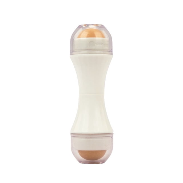 Seitruly Masajeador de bolas de Control de absorción de aceite de piedra, rodillo de zona T Facial extraíble, herramienta de maquillaje para Tratamientos faciales Blanco