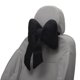 thumbnail image 1 of Almohada para Cabeza de Automóvil Unique Bargains Ergonomica y Cómoda Soporte para el Cuello Algodón y Lino Espuma de Memoria Ancho Ajustable Negro 2 Pcs para Conducir Viajar, 1 of 7