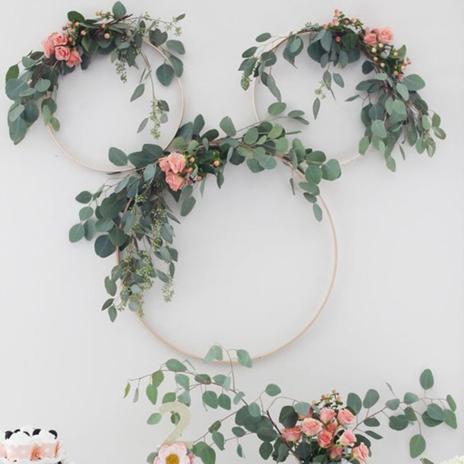4X Embroidery Hoop Wooden Round Bamboo Stitch for Art Craft 40cm