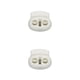 thumbnail image 4 of Qarigey 100 Piezas Tapón de plástico Cordón Cordón Bloqueo Topes Resorte Frijol Sujetador Cuerda Toggle Cordón Blanco 3 1.71.55 Blanco 3 1.7*1.55 2piezas, 4 of 6