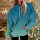 thumbnail image 1 of Ailaofu Hoodies for Women Tie Dye Oversized Sweatshirt Plus Size Loose Fit Cute Hoodie Drawstring Fall Pullover with Pocket, 1 of 4