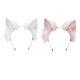 thumbnail image 1 of 2 diademas con orejas para cosplay, accesorios para fotos blanco y rosa, 1 of 9