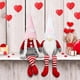 thumbnail image 3 of Muñeco Rudolph De Peluche Festivo De Patas Largas De Gnomo Para San Valentín,b Afortunado Sencillez, 3 of 4