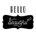 thumbnail image 2 of Murray, Amanda 15x15 White Modern Wood Framed Museum Art Print Titled - Hello Beautiful, 2 of 4