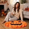 thumbnail image 5 of LEFXSMR Halloween Door Mat Pumpkin Decor Holiday Welcome Mat Non-slip Bathroom Rug for Fall Halloween & Thanksgiving Entry Decor, 5 of 6