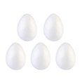 thumbnail image 1 of 5pcs Painting Egg DIY Easter Decor Solid Egg for Kid Festival Craft (White, 15cm), 1 of 3