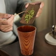 thumbnail image 5 of Multibey2 Pack 300ML Wooden Tea Cups - Handmade Natural Wood Cup for Coffee, Tea & Hot Drinks, Wooden Portable Cup Outdoor Coffee Mug for Home Office, 5 of 7