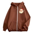 thumbnail image 5 of HGIEYS Womens Zip Up Hoodies 2026 Casual Long Sleeve Zipper Sweatshirts Fall Winter Comfy Track Jackets with Pockets, 5 of 8