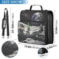 thumbnail image 2 of FORMRS Zipper Binder with Shoulder Strap 2-inch Ring 500 Sheet Capacity File Bag, Space Earth, 2 of 5