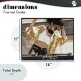 thumbnail image 4 of Stupell Industries Contemporary Gold Accented DJ Black Framed Giclee Art, 14 x 11, by Franklyn Gregory, 4 of 8