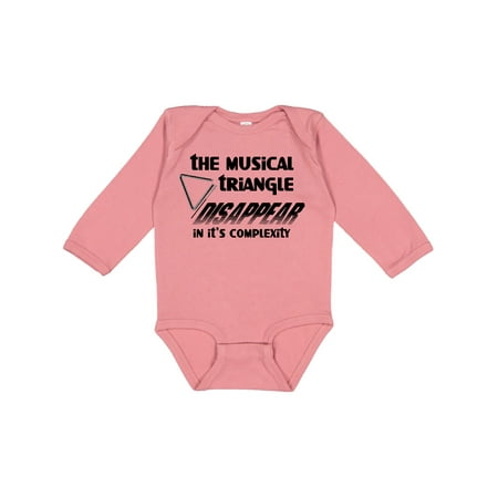

Inktastic Musical Triangle Gift Baby Boy or Baby Girl Long Sleeve Bodysuit