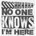 thumbnail image 2 of Funny No One Knows I'm Here Joke Unisex Fleece Graphic Zip Up Hoodie Brisco Brands 3X, 2 of 5