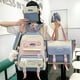 thumbnail image 2 of Conjunto De 5 Piezas Bolsa Escolar Para Niñas Multifuncional Estudiante Libro Bolsas De Gran Capacidad Adolescente Mochila Casual Para Mujeres, 2 of 4