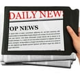 thumbnail image 1 of Magnifying Sheet Flat Full Page Reading Magnifier Perfect Reading Aid for Elderly and People with Low Vision, 1 of 7