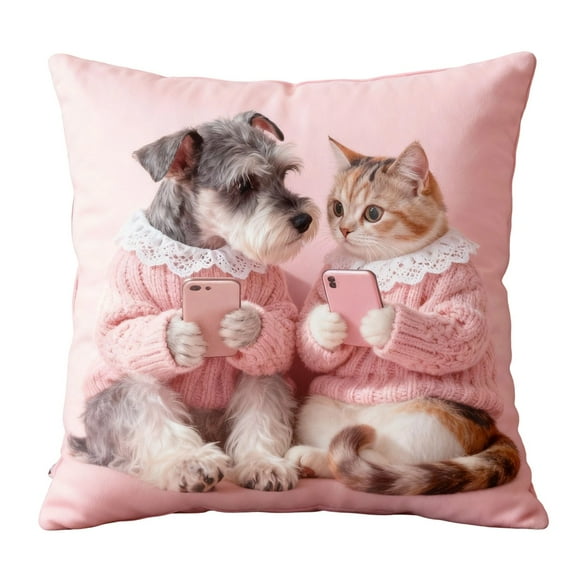 Sofa Cushion Covers,45x45cm Digital Print Home Decoration Elegant Cushion Cover