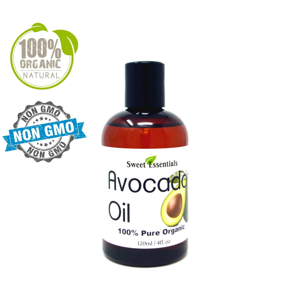 100 Pure, Organic ColdPressed Avocado Oil, 4oz, Imported, NONGMO