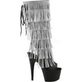 thumbnail image 2 of Women's Pleaser Adore 2024RSF Open-Toe Fringe Knee-High Boot, 2 of 5