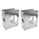 thumbnail image 3 of Placa de refuerzo para cerradura y puerta, orificio único de 2-1/8 pulgadas, reparación reforzada con respaldo de 2-3/8 pulgadas, resistente de, 3 of 9