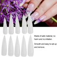 thumbnail image 7 of 500pcs 3 Colors False Nail Tips Long False Nail DIY Decoration Transparent, 7 of 7