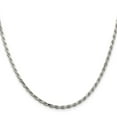 thumbnail image 6 of Auriga Fine Jewelry 925 Sterling Silver 2.5 mm Diamond-cut Rope Chain w/4in ext. Necklace for Women 22", 6 of 7