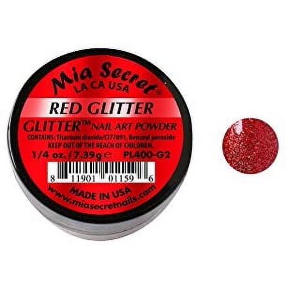 MIA SECRET (PL400-G2) - Red (GLITTER)