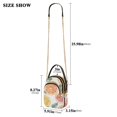 thumbnail image 2 of FORMRS Crossbody Bag for Women Quilted Travel Shoulder Cell Phone Purse with Chain Strap Handbag, Candy Grapefruit Slices, 2 of 7