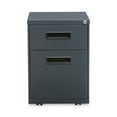thumbnail image 2 of Alera 2 Drawers Vertical Lockable Filing Cabinet, Charcoal, 2 of 10