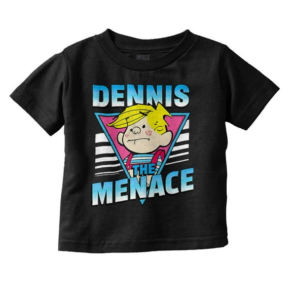 Retro Dennis The Menace Cartoon Toddler Boy Girl T Shirt Infant Toddler Brisco Brands 12M