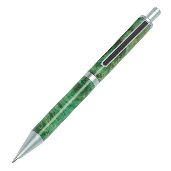 Penn State Industries PK-PENXXS Slimline Pro Gel Writer Click Pen Kit Woodturning Project (5, Brushed Satin)