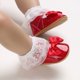 thumbnail image 4 of 0-18 Meses De Edad Rojo Festivo Mary Jane Zapatos De Bebé Con Suelas De Goma Y Antideslizante, 4 of 4