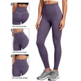 thumbnail image 3 of Cadmus Butt Lifting No Front Seam Workout Leggings for Women Tummy Control High Waist Seamless Pilates, Casual, Gym, Running, 3 of 8