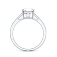 thumbnail image 2 of Rosec Jewels Asscher Cut Moissanite Solitaire Ring for Women (8 mm, D-VS1 Quality), 14K White Gold, US 4.00, 2 of 8