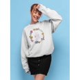 thumbnail image 2 of Snarky Florals Vii. Sweatshirt Women -June Erica Vess Designs, Female x-Large, 2 of 4