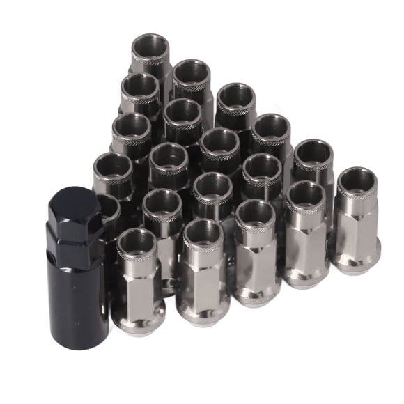 Lug Nuts,20pcs M12x1.25 Metal Wheel Car Lug Nuts Lug Nut Replacement Unrivaled Performance