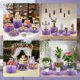 thumbnail image 5 of Elevadores para Buffet Zatozkar 6 Pzas Acrílico y Cartón Morado, 5 of 6